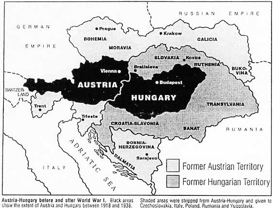 Austria-Hungary Map
